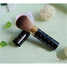 Metal Handle Retarctable Makeup Brush Beauty Blush Brush